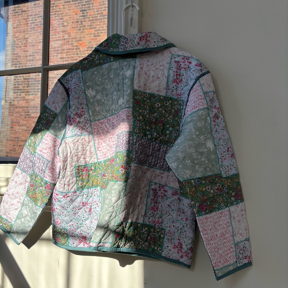 NWT Patchwork Quilted Jacket - Picture 5 of 5
